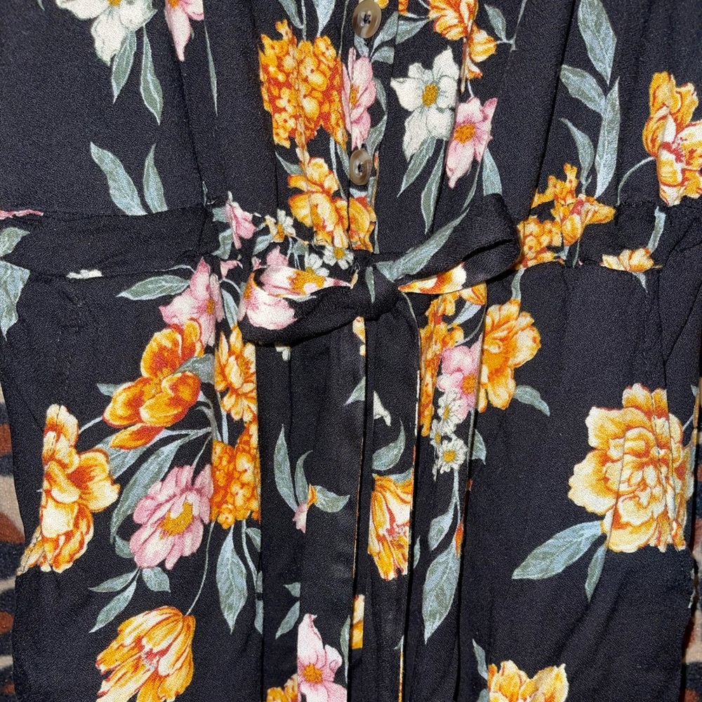 Flower Jump Suit w/ pockets